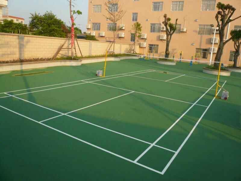 馬路打羽毛球心真大！中山地坪漆廠家有話說