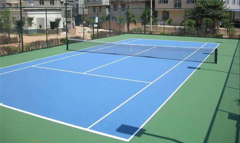 傾盆大雨來襲，丙烯酸球場地坪是如何從容面對？